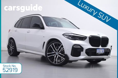 White 2019 BMW X5 Wagon Xdrive 40I M Sport (5 Seat)