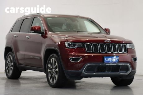 Red 2018 Jeep Grand Cherokee Wagon Limited (4X4)