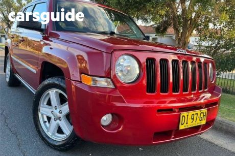 Red 2010 Jeep Patriot Wagon Limited