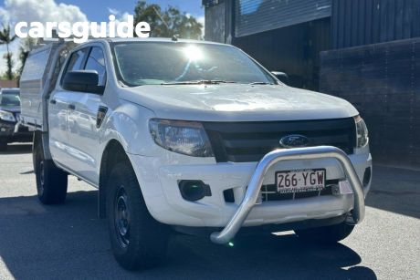 White 2014 Ford Ranger Crew Cab Chassis XL 2.2 HI-Rider (4X2)