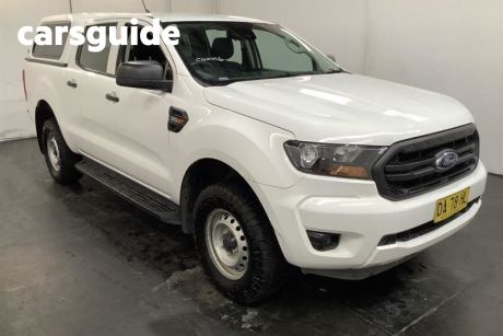 White 2021 Ford Ranger Double Cab Chassis XL 3.2 (4X4)