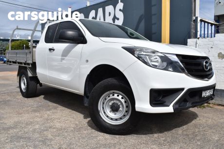 White 2018 Mazda BT-50 Freestyle Cab Chassis XT (4X2) (5YR)