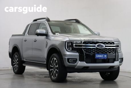 Silver 2023 Ford Ranger Double Cab Pick Up Platinum 3.0 (4X4)