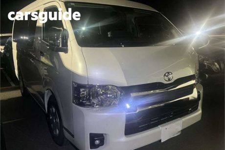 White 2023 Toyota HiAce OtherCar Commuter