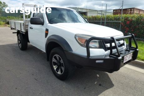 White 2009 Ford Ranger Cab Chassis XL (4X4)
