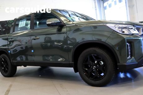 Green 2023 Ssangyong Musso Crew Cab Pickup Ultimate LUX