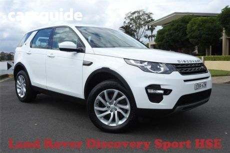 White 2019 Land Rover Discovery Sport Wagon TD4 (110KW) HSE 5 Seat