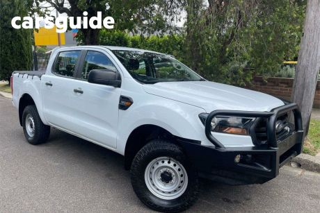 White 2018 Ford Ranger Crew Cab Chassis 3.2 XL Plus (4X4)