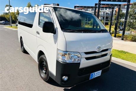 White 2018 Toyota HiAce Van DX