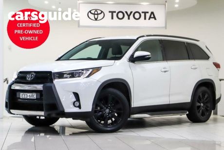 White 2019 Toyota Kluger Wagon GXL Black Edition (2WD)