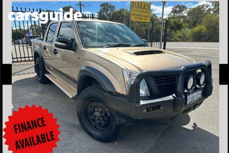 Gold 2008 Holden Rodeo Crew Cab Chassis LX (4X4)