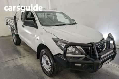 White 2020 Mazda BT-50 Freestyle Cab Chassis XT (4X4) (5YR)