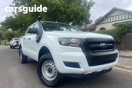 White 2017 Ford Ranger Crew Cab Chassis XL 3.2 (4X4)