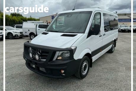 White 2018 Mercedes-Benz Sprinter Commercial 319CDI Low Roof MWB 7G-Tronic