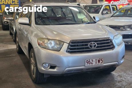Silver 2008 Toyota Kluger Wagon KX-S (fwd)