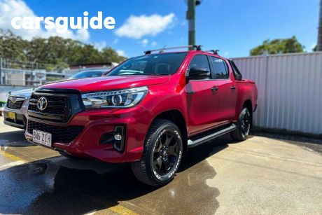 Red 2019 Toyota Hilux Double Cab Pick Up Rogue (4X4)