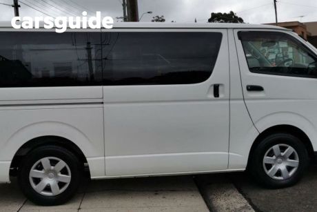 White 2017 Toyota HiAce Commercial DX