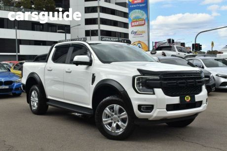 White 2022 Ford Ranger Double Cab Chassis XLT 3.0 (4X4)