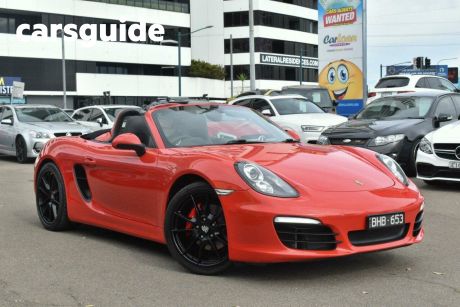 Red 2012 Porsche Boxster Roadster S
