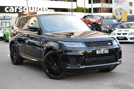 Black 2018 Land Rover Range Rover Sport Wagon SDV6 HSE