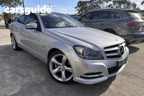 Silver 2011 Mercedes-Benz C250 Coupe BE