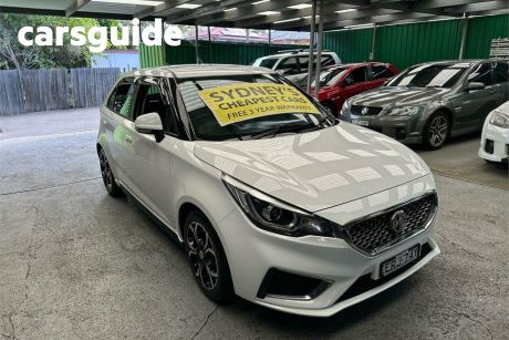 White 2021 MG MG3 Auto Hatchback Excite (with Navigation)