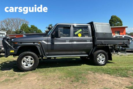 Grey 2020 Toyota Landcruiser Double Cab Chassis GXL (4X4)