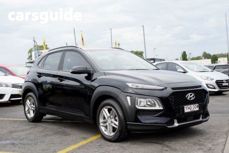 Black 2018 Hyundai Kona Wagon Active