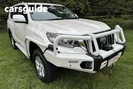 White 2018 Toyota Landcruiser Prado Wagon GXL (4X4)