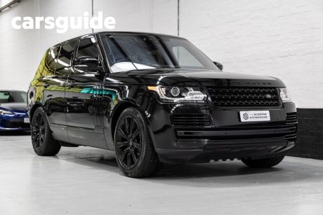 Black 2017 Land Rover Range Rover Wagon Vogue TDV6