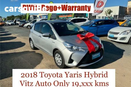 Silver 2018 Toyota Vitz Hatch Hybrid