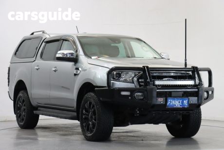 Silver 2020 Ford Ranger Double Cab Pick Up XLT 2.0 (4X4)