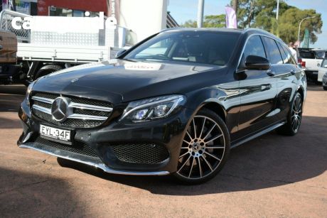 Black 2017 Mercedes-Benz C250 Estate D