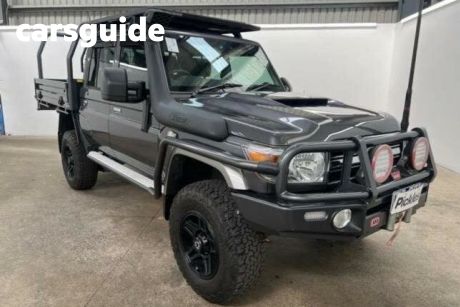 Grey 2019 Toyota Landcruiser Double Cab Chassis GXL (4X4)