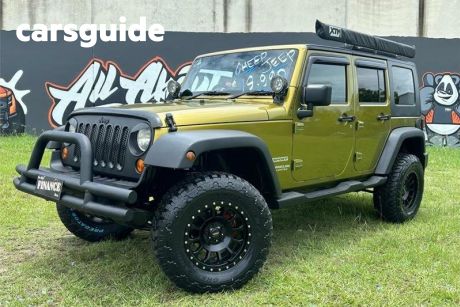 Green 2007 Jeep Wrangler Softtop Unlimited Sport (4X4)