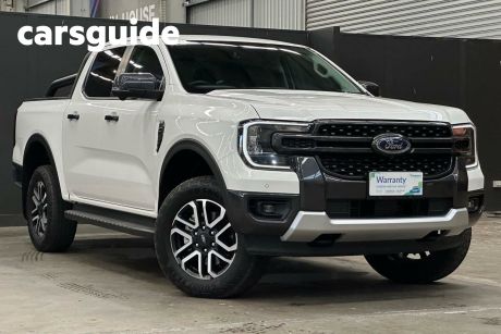 White 2022 Ford Ranger Double Cab Pick Up Sport 2.0 (4X4)