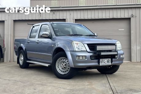 Silver 2005 Holden Rodeo Crew Cab Pickup LT