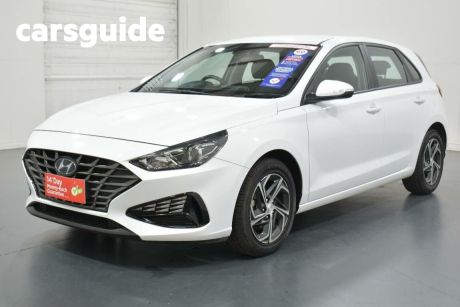White 2021 Hyundai i30 Hatchback