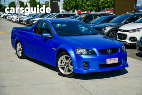 Blue 2009 Holden Commodore Utility SV6