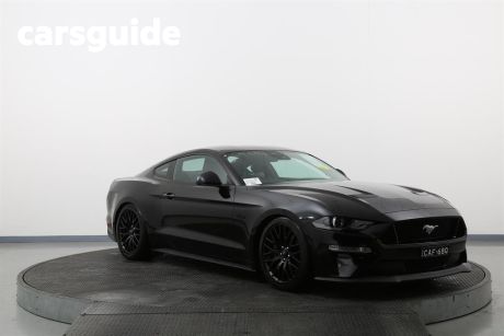 Black 2018 Ford Mustang Coupe Fastback GT 5.0 V8