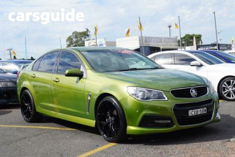 Green 2015 Holden Commodore Sedan SV6