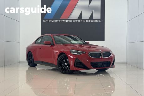 Red 2023 BMW 2 Coupe 220i Steptronic M Sport