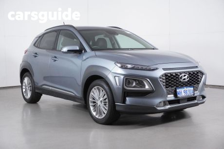 Silver 2019 Hyundai Kona Wagon Elite (awd)