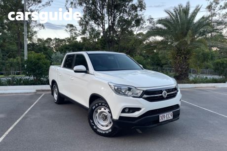 White 2018 Ssangyong Musso Dual Cab Utility EX