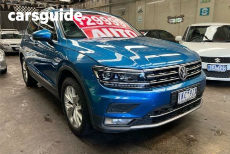 Blue 2017 Volkswagen Tiguan Wagon 162 TSI Highline