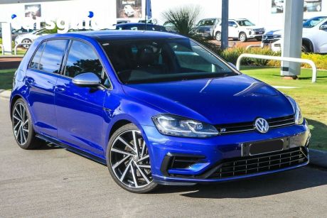Blue 2019 Volkswagen Golf Hatchback R
