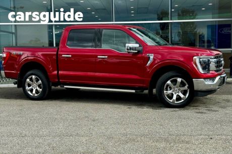 Red 2023 Ford F150 Double Cab Pick Up Lariat SWB (4WD)