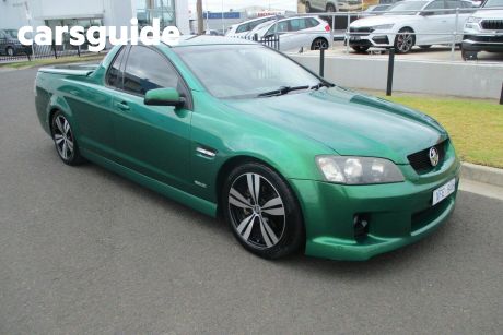 Green 2009 Holden Commodore Utility SV6