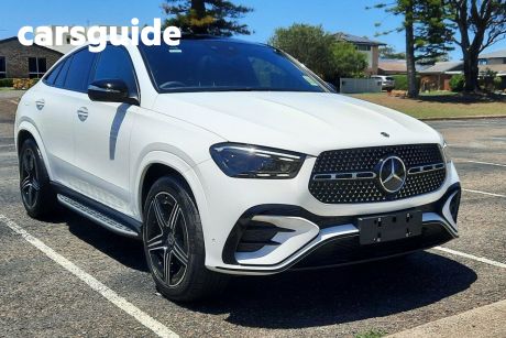 White 2023 Mercedes-Benz GLE Coupe 450 4Matic (hybrid)