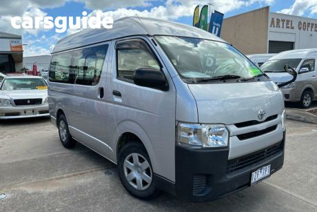 Silver 2014 Toyota HiAce Commercial LWB HIGH-ROOF 6-SEATER